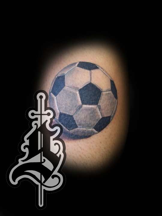 Soccar_ball_tattoo