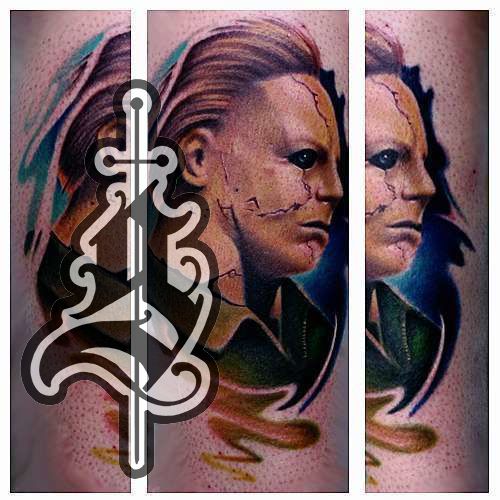 Mike_meyers_tattoo_color_portrait_leg_jason_frieling