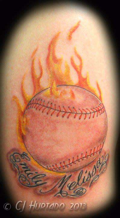 Baseball-fire