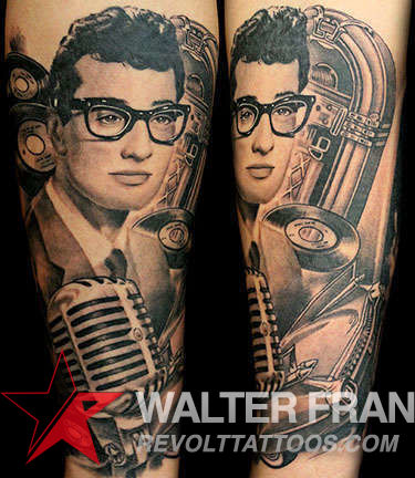 Club-tattoo-walter-sausage-frank-las-vegas-planet-hollywood-buddy-holly-portrait-jpg