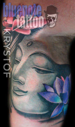 Club-tattoo-krystof-las-vegas-buddha-lotus