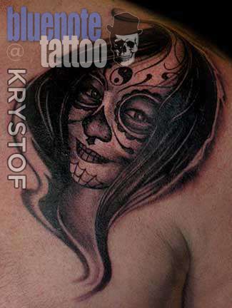 Club-tattoo-krystof-day-of-dead-girl-planet-hollywood