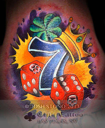 Club-tattoo-josh-stono-las-vegas-planet-hollywood-miracle-mile-shops-dice