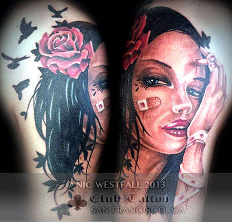 Club-tattoo-nic-westfall-san-franciso-skull-color-portrait