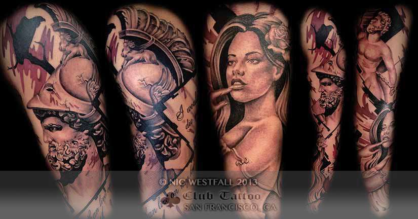 Club-tattoo-nic-westfall-san-francisco-pier-39-trash-polka