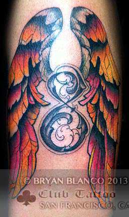 Club-tattoo-bryan-blanco-san-francisco-pier-39-angel-wings