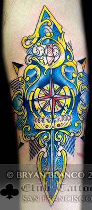 Club-tattoo-bryan-blanco-san-francisco-pier-39