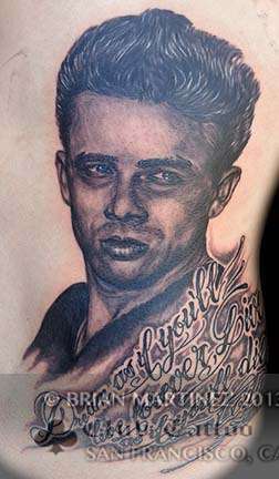 Club-tattoo-brian-martinez-san-francisco-pier-39-james-dean