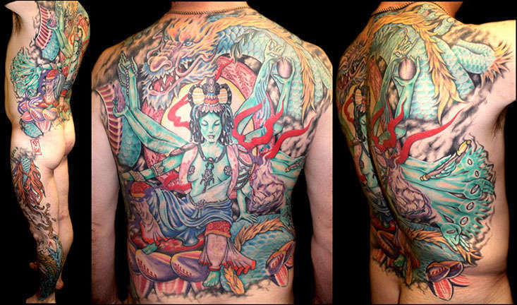Club-tattoo-jen-mayer-tempe-hindu-backpiece