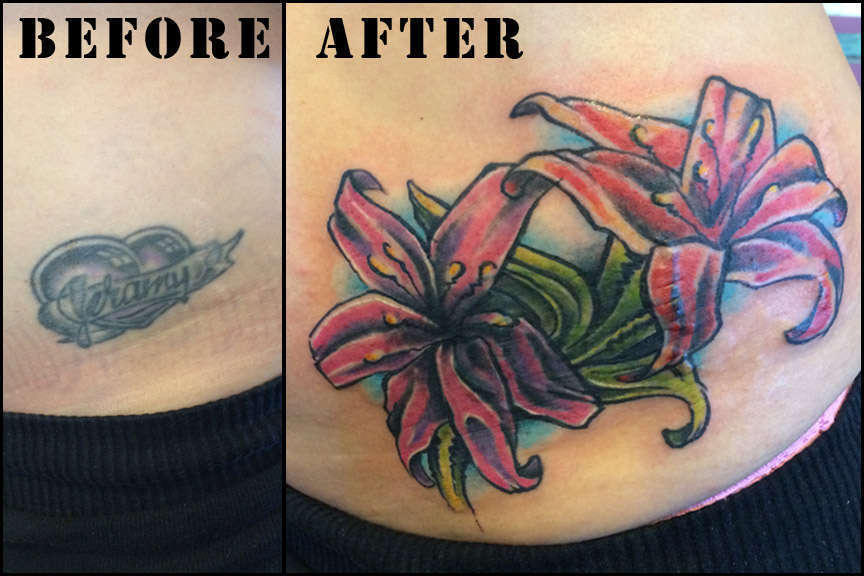 Coverup_-_painted_lilys