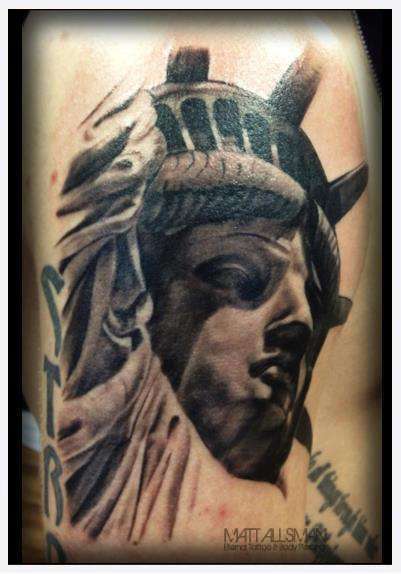 Eternal_tattoo_matt_allsman_statue_of_liberty_realistic_black_gray