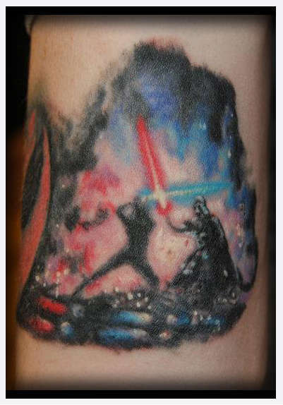 Eternal_tattoo_brandon_miller_star_wars_empire_strikes_back_lightsabers_vader_skywalker_drew_struzan