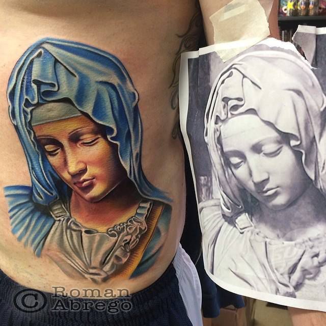 Roman-statue-color