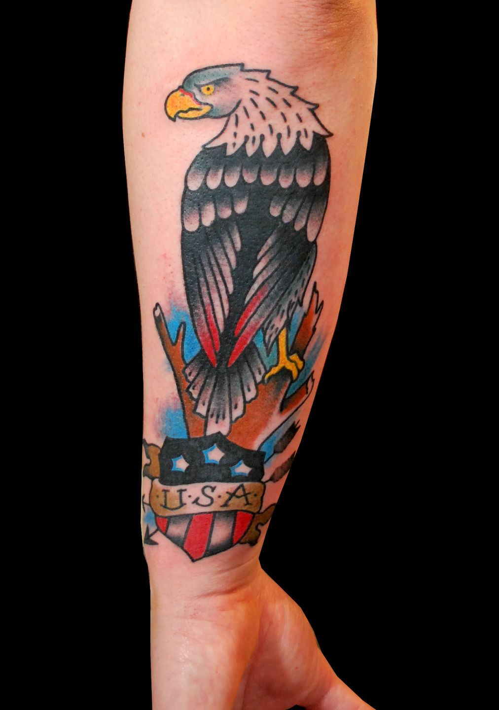 Eagleandsheildtattoo