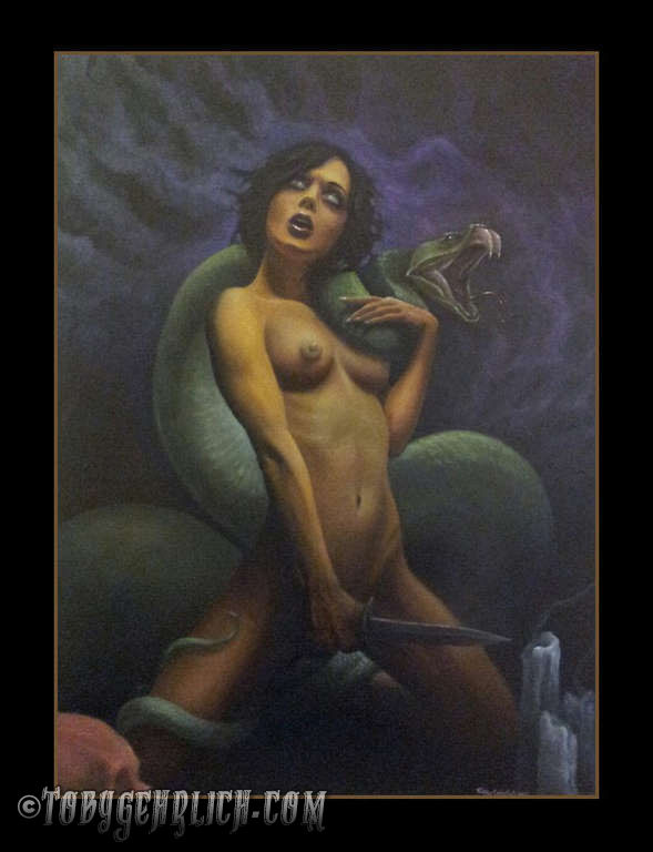 Painting-snake-girl-dagger-164-jpg