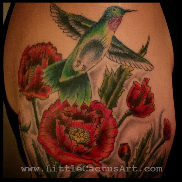 Humming-bird-poppies-tattoo-little-cactus-art-jpg