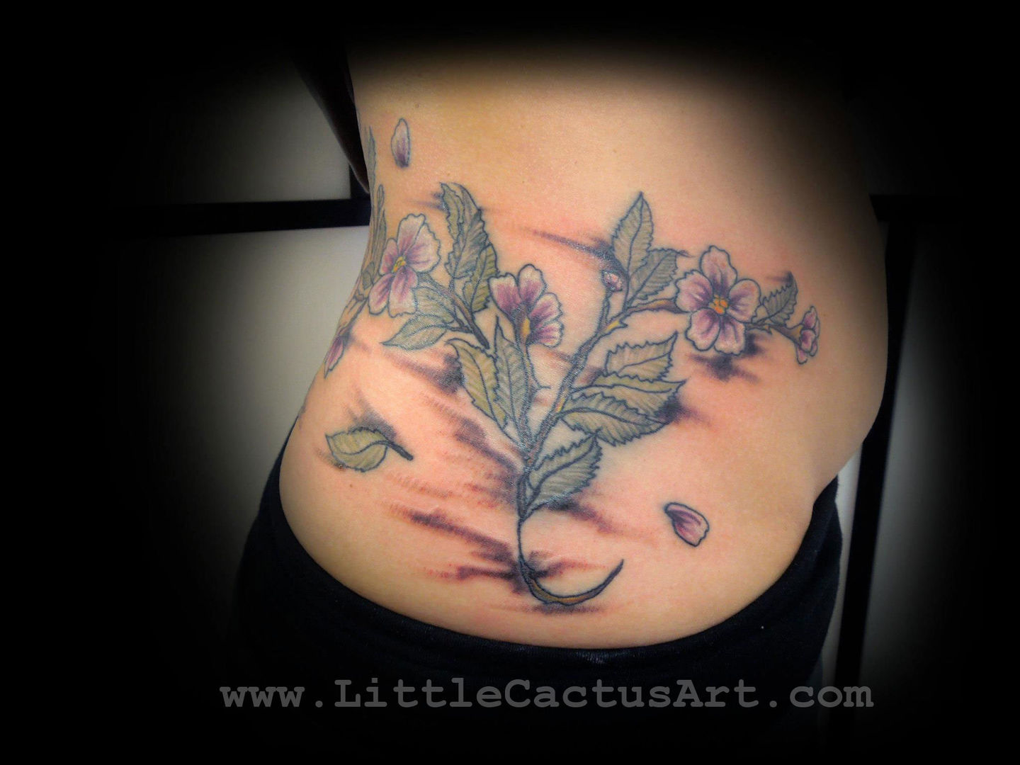 Flowers-hip-tattoo-little-cactus-art-jpg