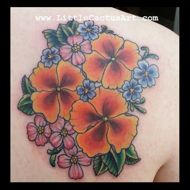 Bright-flowers-tattoo-little-cactus-art-jpg