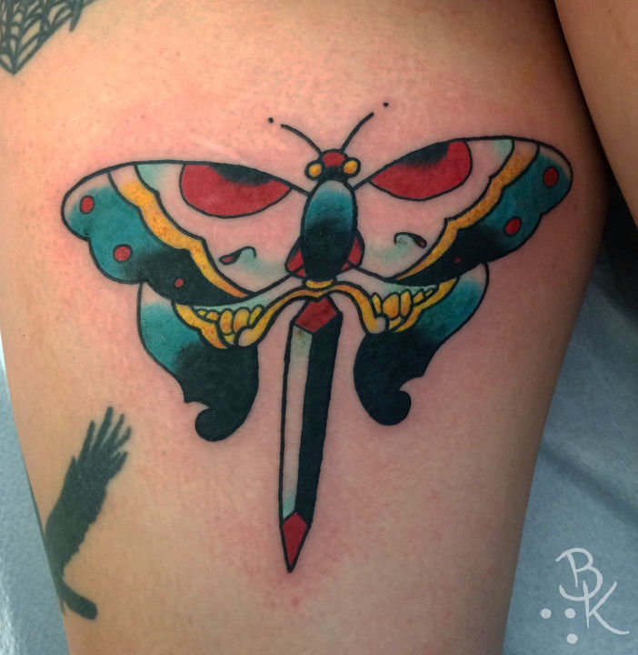 Dagger.skull.butterfly