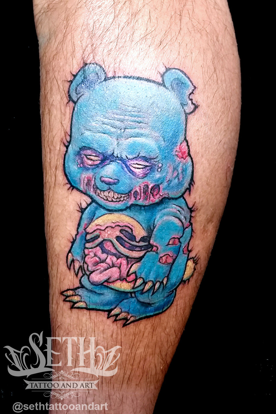 Carebear_zombie_tattoo__tattoo_tatted_tattoos_tatted_zombie_ink_carebear_bear_undead_toy_cartoon_monster_creature