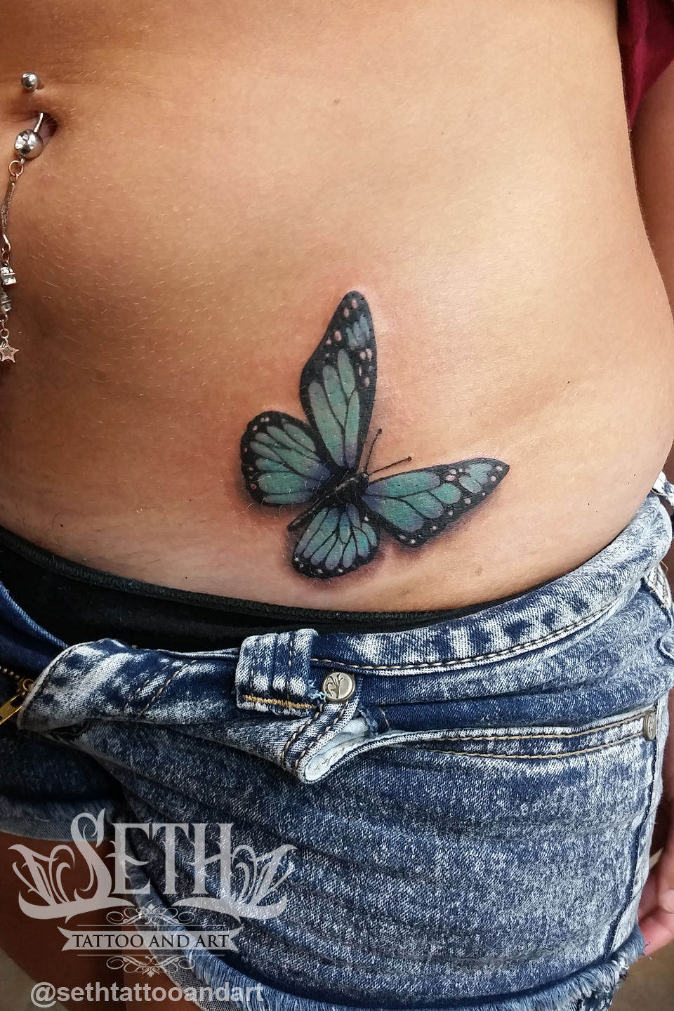 Butterfly_tattoo_realistic_color_tattoo_realism_flutterby_insect_bug_hip_tattoo__pretty_girly_feminine_sexy_hip_hip_inked_ink_3d_seth_tattoo_seth_michael