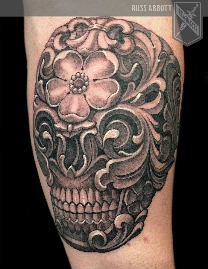 Ornamental_archive_skull_filagree_russ_abbott_atlanta_tattoo