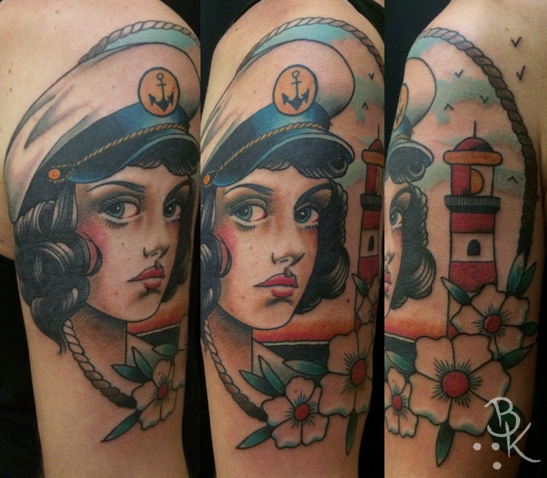 Sailor.girl.lighthouse