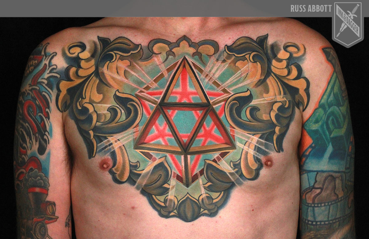 3d_ornamental_scrollwork_lightform_tattoo_russ_abbott_ink_dagger_atlanta_artist