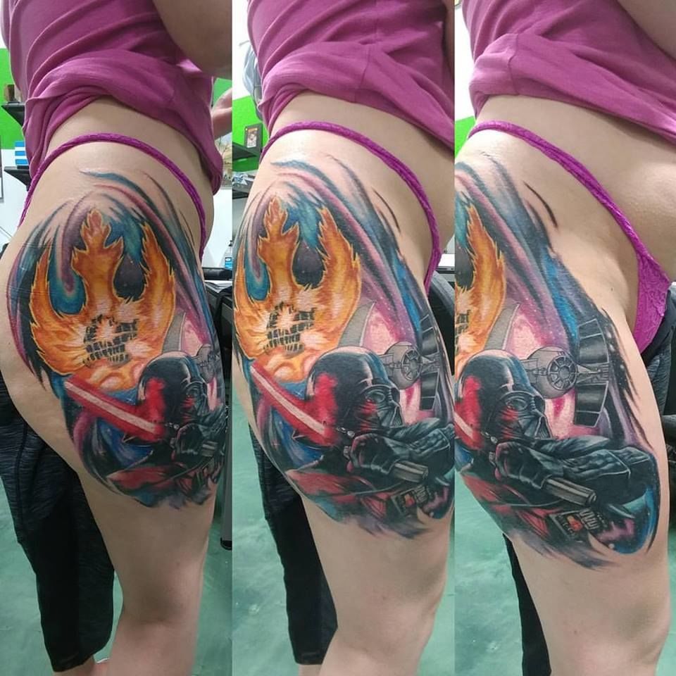 Darth_vader_thigh_color_tattoo_bydaddyjack