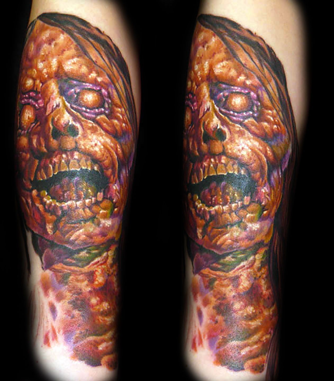 Las-vegas-tattoo-artist_joe-riley_color-zombie-tattoos
