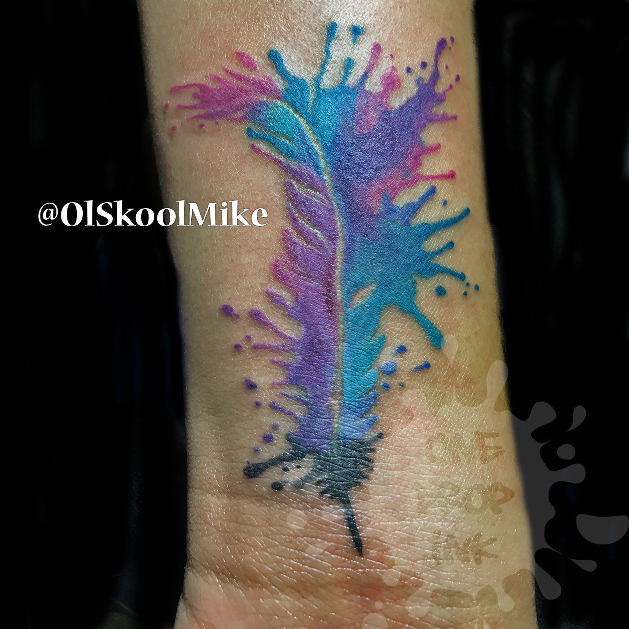 Olskool-watercolorfeather-watermarked