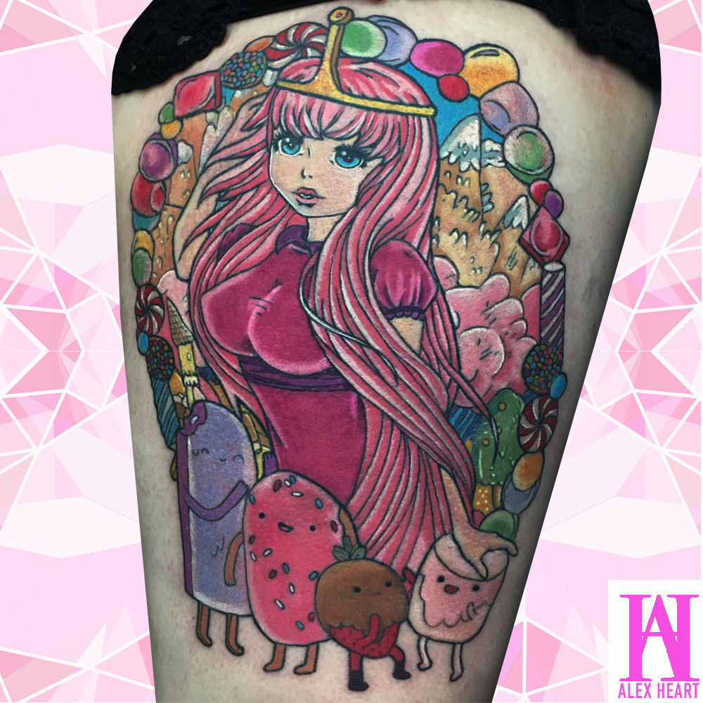 Anime-adventure-time-tattoo-alex-heart-princess-bubblegum