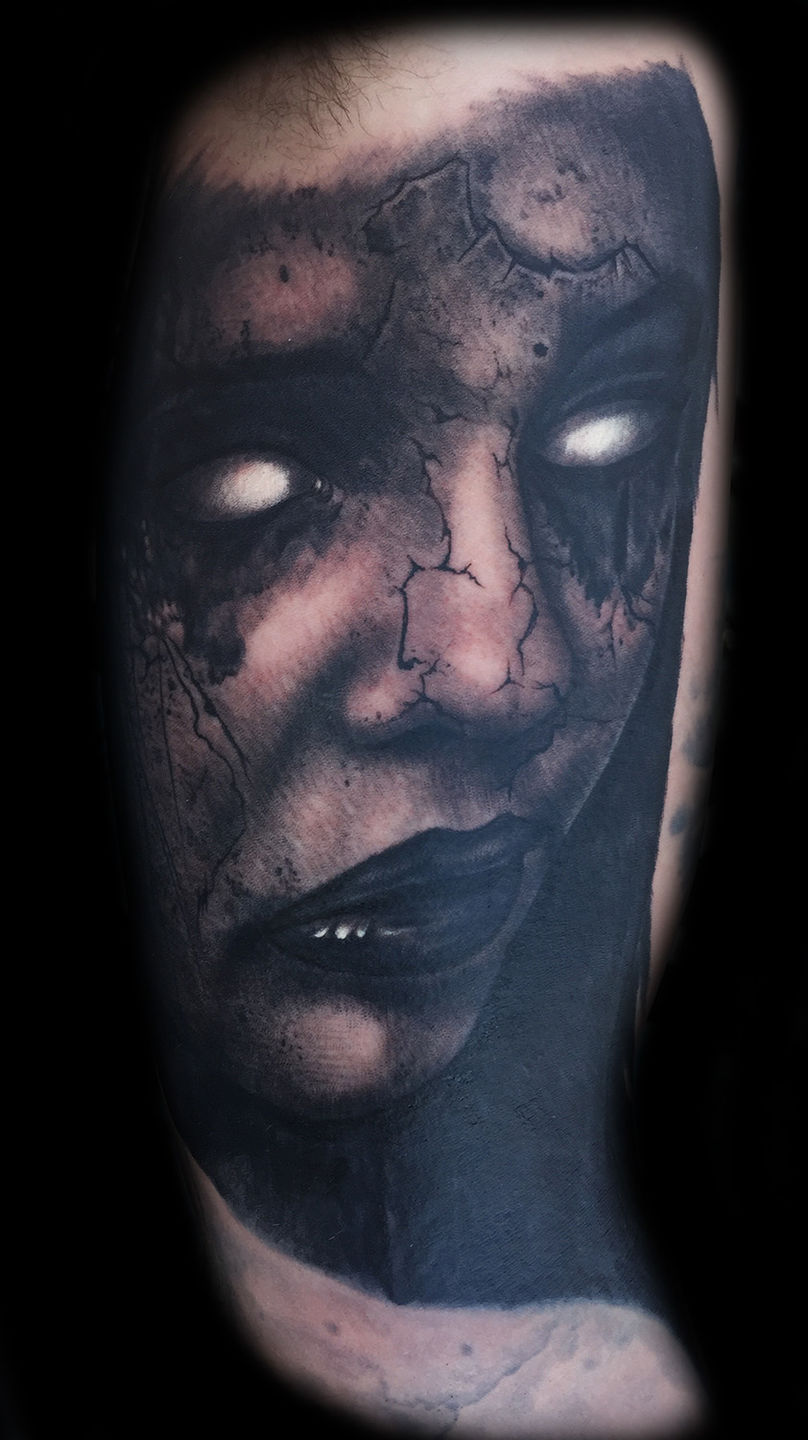 Best-las-vegas-tattoo-artists-shops-joe-riley-inner-visions-tattoo-evil-demon-zombie-tattoos