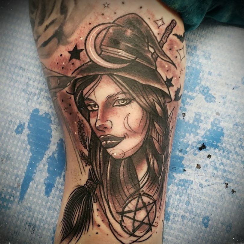 Witchy-tattoo