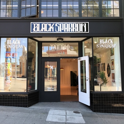 Black Sparrow Tattoo